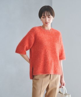 【ユナイテッドアローズ/UNITED ARROWS】のフォックスカシミヤ ハーフスリーブ Tニット 人気、トレンドファッション・服の通販 founy(ファニー) ファッション Fashion レディースファッション Fashion for Women トップス・カットソー Cut & Sew Tops ニット Knit Tops & Sweaters インナー Innerwear 軽量 Lightweight, Ultra Light スリット Slit, Slit Detail スリーブ Sleeve, Long Sleeve / Short Sleeve ハーフ Half, Half-Length フォックス Fox, Fox Fur ロング Long, Long-Length おすすめ Recommended / Our Picks |ID:prp329100004791230