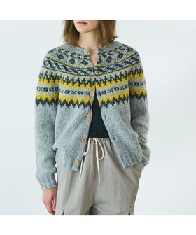 【ビショップ/Bshop】のチャンキーノルディックカーディガン WOMEN 人気、トレンドファッション・服の通販 founy(ファニー) ファッション Fashion レディースファッション Fashion for Women トップス・カットソー Cut & Sew Tops カーディガン・羽織り Layered Style Cardigans ウッド Wooden Design クラシカル Classical, Vintage-Inspired バランス Balance, Style Balance |ID:prp329100004791256