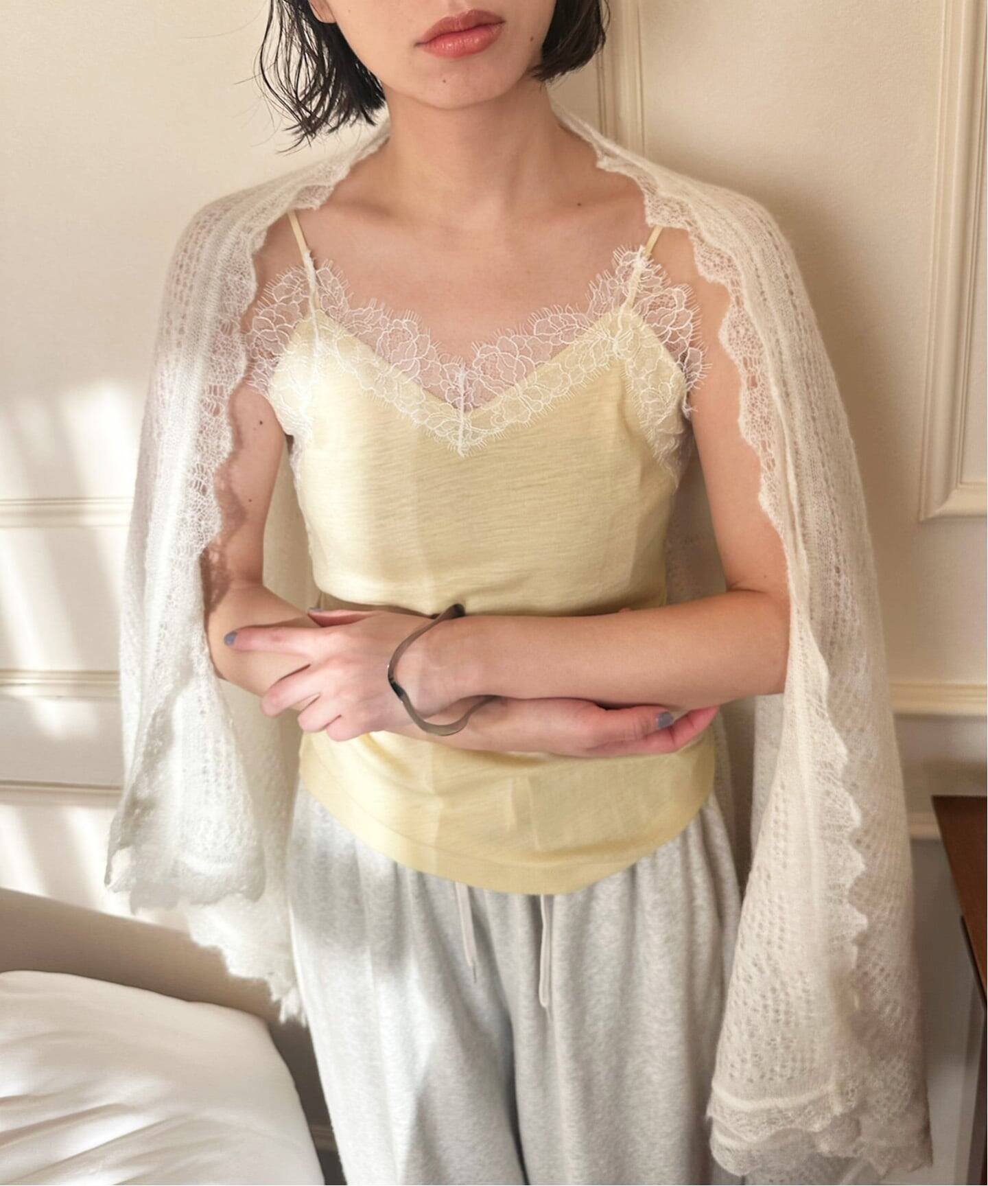 【エディット フォー ルル/edit.for LuLu】のSuperior Lace Camisole インテリア・キッズ・メンズ・レディースファッション・服の通販 founy(ファニー) ファッション Fashion レディースファッション Fashion for Women 2025年 2025 2025-2026秋冬・A/W Autumn/Winter 2025–26 AW25–26 おすすめ Recommended / Our Picks インナー Innerwear キャミソール Camisole, Spaghetti Strap Top スマート Smart, Elegant タンブラー Tumbler, Travel Mug レース Lace, Lace Fabric 再入荷 Restock / Back in Stock イエロー|ID: prp329100004791279 ipo3291000000034919361