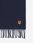 【メゾン キツネ/MAISON KITSUNE / MEN】のMaison Kitsune/FOX HEAD SCARF 人気、トレンドファッション・服の通販 founy(ファニー) ファッション Fashion メンズファッション Fashion for Men 冬 Winter / This Winter スカーフ Scarf, Neckwear パッチ Patch, Appliqué フォックス Fox, Fox Fur フォルム Silhouette, Form フリンジ Fringe, Tassel フレンチ French, French Style エレガント 上品 Elegant A/W・秋冬 Autumn/Winter thumbnail CLASSIC NAVY|ID: prp329100004791296 ipo3291000000034765449