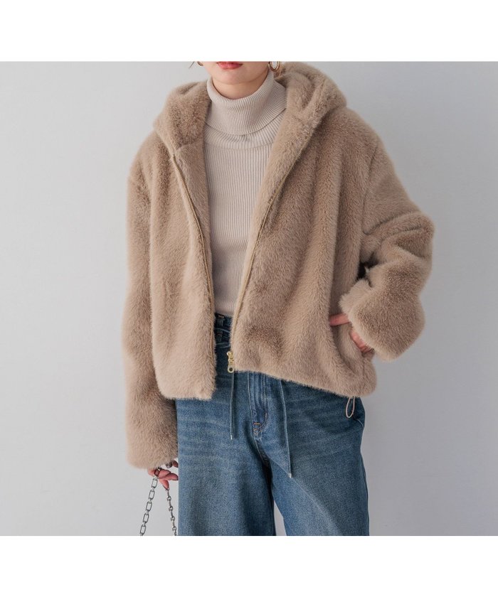 【ベイフロー/BAYFLOW】のトレンドアイテム ファーフーディーブルゾン インテリア・キッズ・メンズ・レディースファッション・服の通販 founy(ファニー) https://founy.com/ ファッション Fashion レディースファッション Fashion for Women アウター Coat / Outerwear Collection ブルゾンジャケット・スポーティアウター Blouson Jackets おすすめ Recommended / Our Picks ショート Short, Short Length スピンドル Spindle, Drawcord デニム Denim, Jeans Material トレンド Trend, Trending Now フェイクファー Faux Fur, Imitation Fur フォルム Silhouette, Form ブルゾン Blouson, Bomber Jacket プリント Print, Printed Pattern |ID: prp329100004791315 ipo3291000000035010602