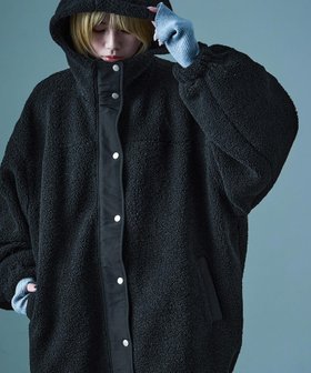 【ビーフラット/bflat】のボア ビッグシルエット フードブルゾン 人気、トレンドファッション・服の通販 founy(ファニー) ファッション Fashion レディースファッション Fashion for Women アウター Coat / Outerwear Collection ブルゾンジャケット・スポーティアウター Blouson Jackets アウトドア Outdoor Clothing ドローコード Drawcord, Drawstring Cord ビッグ Big, Oversized ブルゾン Blouson, Bomber Jacket ポケット Pocket, Pocket Detail 人気 Popular, Best Seller 定番 Standard, Basic Item 軽量 Lightweight, Ultra Light |ID:prp329100004791336