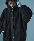 【ビーフラット/bflat】のボア ビッグシルエット フードブルゾン 人気、トレンドファッション・服の通販 founy(ファニー) ファッション Fashion レディースファッション Fashion for Women アウター Coat / Outerwear Collection ブルゾンジャケット・スポーティアウター Blouson Jackets アウトドア Outdoor Clothing ドローコード Drawcord, Drawstring Cord ビッグ Big, Oversized ブルゾン Blouson, Bomber Jacket ポケット Pocket, Pocket Detail 人気 Popular, Best Seller 定番 Standard, Basic Item 軽量 Lightweight, Ultra Light thumbnail ブラック|ID: prp329100004791336 ipo3291000000034894822