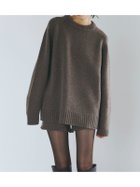 【アニュアンス/anuans】のHAMILTONウールカシミヤクルーネックプルオーバー BROWN|ID: prp329100004791345 ipo3291000000034765635