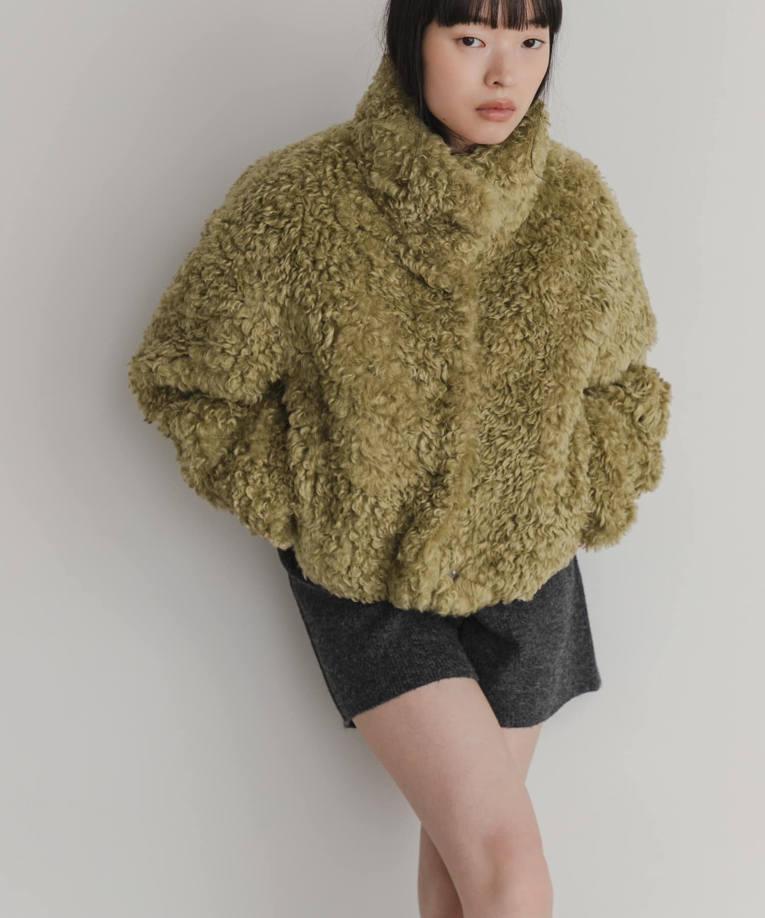 【ケービーエフ/KBF / URBAN RESEARCH】のフォルムボアジャケット インテリア・キッズ・メンズ・レディースファッション・服の通販 founy(ファニー) 　ファッション　Fashion　レディースファッション　Fashion for Women　アウター　Coat / Outerwear Collection　レディースジャケット・軽アウター　Jackets　2025年　2025　2025-2026秋冬・A/W　Autumn/Winter 2025–26 AW25–26　冬　Winter / This Winter　シンプル　Simple, Minimal　ジャケット　Jacket, Outerwear　スタンド　Stand Collar, Upright Stand　フォルム　Silhouette, Form　A/W・秋冬　Autumn/Winter　グリーン系その他|ID: prp329100004791352 ipo3291000000034765669