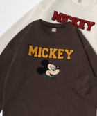 【マルカワ/MARUKAWA】のDisney ディズニー トレーナー メンズ スウェット 裏起毛 オーバーサイズ ブラウン|ID: prp329100004791356 ipo3291000000034765707