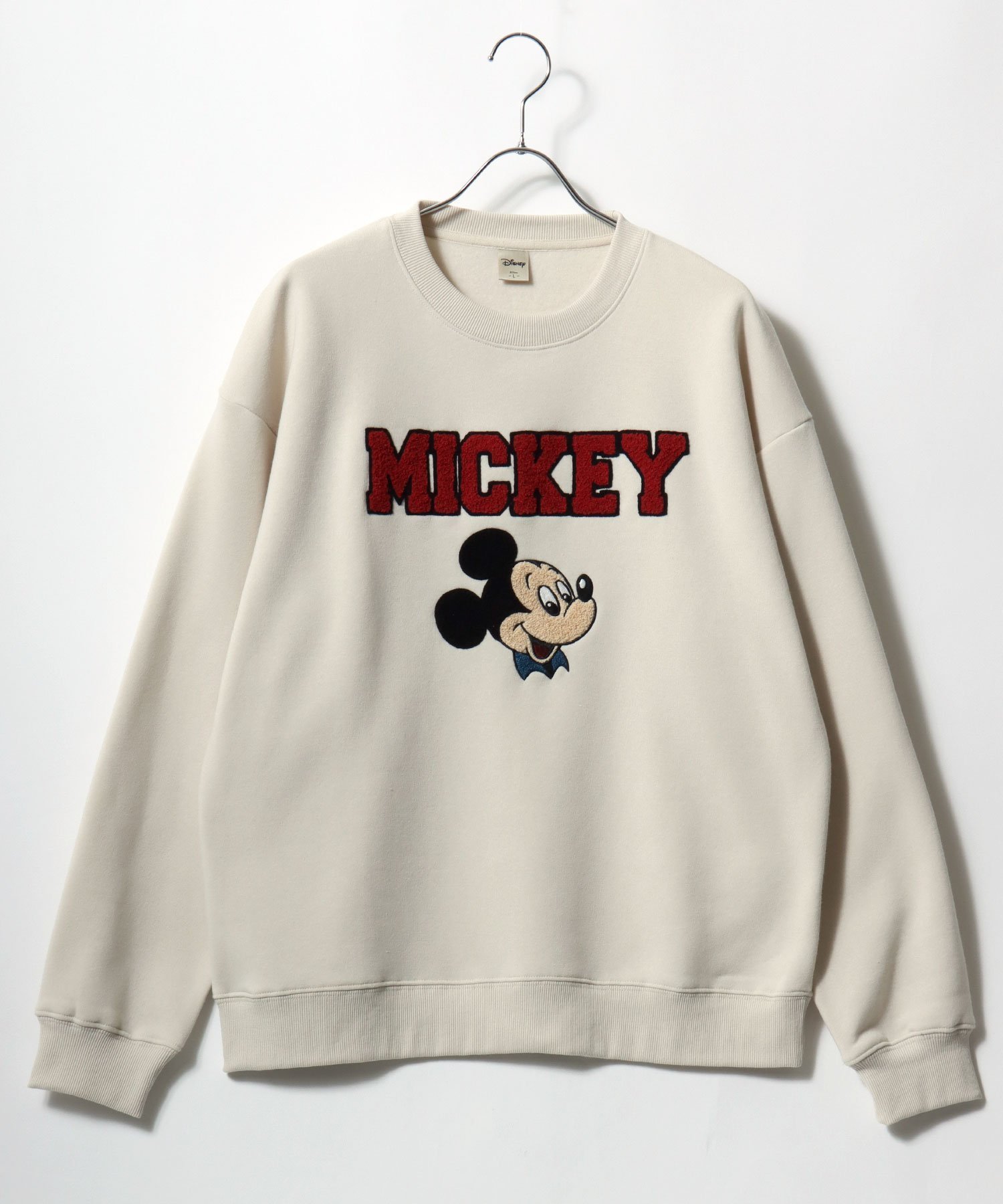 【マルカワ/MARUKAWA】のDisney ディズニー トレーナー メンズ スウェット 裏起毛 オーバーサイズ インテリア・キッズ・メンズ・レディースファッション・服の通販 founy(ファニー) 　ファッション　Fashion　レディースファッション　Fashion for Women　トップス・カットソー　Cut & Sew Tops　レディースパーカー・カジュアルフーディー　Casual Hoodies & Sweatshirts　スウェット・クルーネックトップス　Sweatshirts & Crewnecks / Relaxed Fit Sweat Tops　カリフォルニア　California, Cali Style　カーゴパンツ　Cargo Pants, Utility Pants　キャップ　Cap, Baseball Cap　キャラクター　Character, Licensed Characters　サッカー　Seersucker, Summer Fabric　サテン　Satin, Glossy Fabric　サロペット　Overalls, Salopette　シアー　Sheer, See-Through　シフォン　Chiffon, Lightweight Fabric　ショルダー　Shoulder, Shoulder Strap　ジャケット　Jacket, Outerwear　ジーンズ　Jeans, Denim Pants　スウェット / スエット　Sweatshirt, Sweatwear　スニーカー　Sneakers, Trainers　スポーツ　Sports, Activewear　ダウン　Down, Puffer　チュール　Tulip, Tulip Motif　デニム　Denim, Jeans Material　トレンド　Trend, Trending Now　トレーナー　Sweatshirt, Trainer　パーカー　Hoodie, Parka　ビッグ　Big, Oversized　フロント　Front, Front Design　ブルゾン　Blouson, Bomber Jacket　プリント　Print, Printed Pattern　ホワイト系その他|ID: prp329100004791356 ipo3291000000034765712