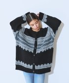 【ジーナシス/JEANASiS】の3Gフェアアイルクルーカーディガン ブラック系その他|ID: prp329100004791375 ipo3291000000034765776