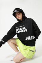 【ジャックバニー/Jack Bunny】のパイルロゴジャガードニット フーディプルオーバー ブラック|ID: prp329100004791386 ipo3291000000034882755