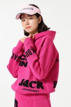 【ジャックバニー/Jack Bunny】のパイルロゴジャガードニット フーディプルオーバー ピンク|ID: prp329100004791386 ipo3291000000034882756