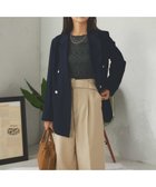 【アー ヴェー ヴェー/a.v.v】の【マシンウォッシャブル】ダブルブレストジャケット 人気、トレンドファッション・服の通販 founy(ファニー) ファッション Fashion レディースファッション Fashion for Women アウター Coat / Outerwear Collection レディースジャケット・軽アウター Jackets 洗える Machine Washable 秋 Autumn ジャケット Jacket, Outerwear ストライプ Stripe, Striped Pattern ストレッチ Stretch, Stretchy Fabric チェック Check, Plaid, Tartan デニム Denim, Jeans Material トレンド Trend, Trending Now 定番 Standard, Basic Item フェミニン Feminine, Girly フレア Flare, Flared 楽ちん Easy Fit, Comfortable 再入荷 Restock / Back in Stock おすすめ Recommended / Our Picks ビジネス 仕事 通勤 Business / Work / Commuting thumbnail ネイビー|ID: prp329100004791397 ipo3291000000034765865