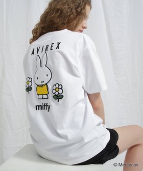 【アヴィレックス/AVIREX】の《AVIREX×miffy》WEB限定 EMBROIDERY T-SHIRT/アヴィレックス×ミッフィー 刺繍Tシャツ 人気、トレンドファッション・服の通販 founy(ファニー) ファッション Fashion レディースファッション Fashion for Women トップス・カットソー Cut & Sew Tops シャツ・ブラウス・オフィスカジュアル Elegant Blouses & Button-Ups ロングTシャツ・Tシャツ Longline T-Shirts & Tees ミリタリー Military, Army Style リラックス Relax, Relaxed Fit 夏 Summer |ID:prp329100004791416