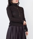 【マイカ ディール/MICA & DEAL】のシアーリブタートルネックプルオーバー D/BROWN|ID: prp329100004791420 ipo3291000000034765955