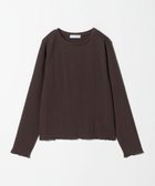 【ユナイテッドアローズ/UNITED ARROWS】のシャーリング クルーネックTシャツ A DAY IN THE LIFE DK.BROWN|ID: prp329100004791462 ipo3291000000034766122