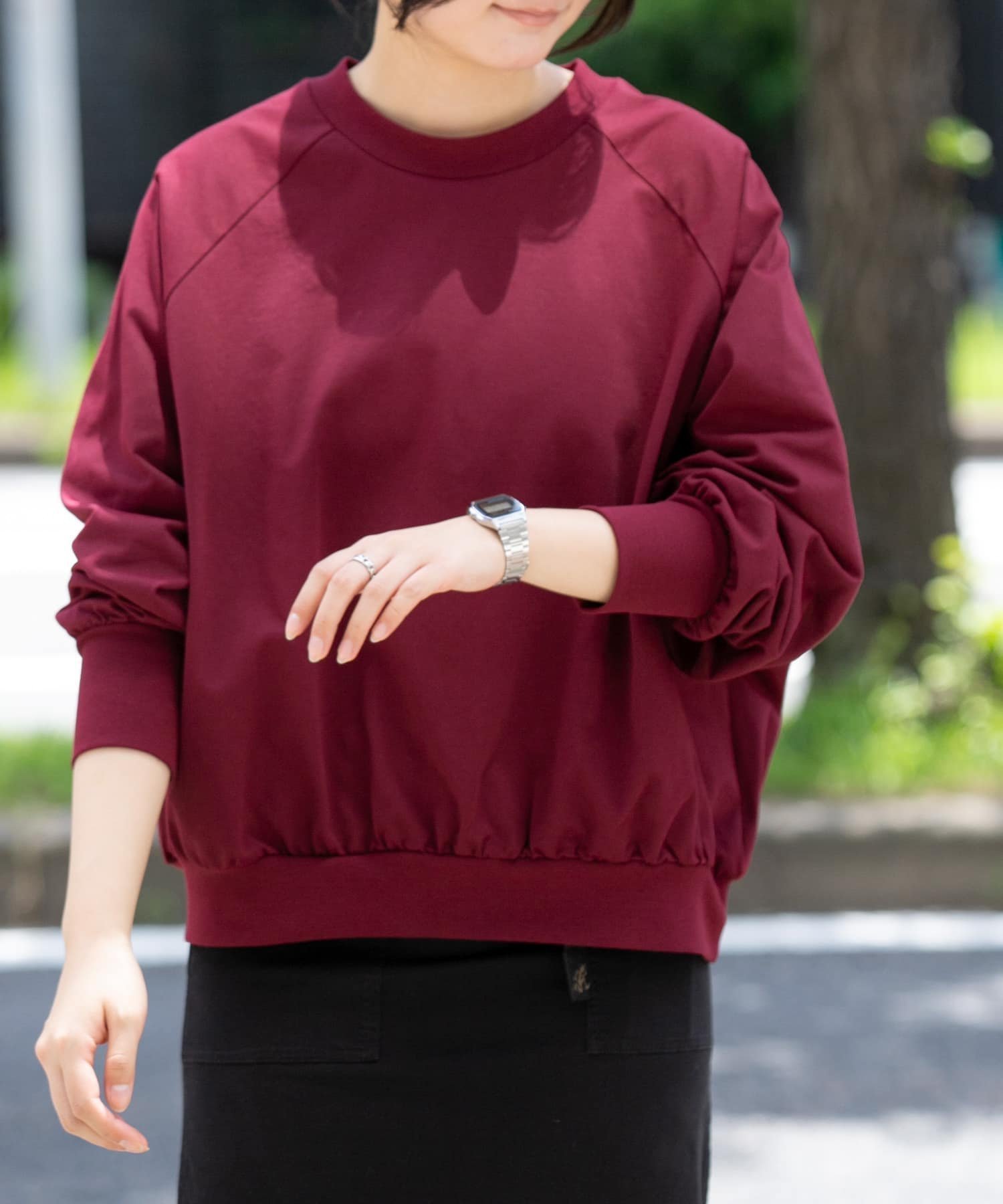 【アーバンリサーチ ドアーズ/URBAN RESEARCH DOORS】のWS DRY OUT LONG-SLEEVE T-SHIRTS インテリア・キッズ・メンズ・レディースファッション・服の通販 founy(ファニー) ファッション Fashion レディースファッション Fashion for Women トップス・カットソー Cut & Sew Tops シャツ・ブラウス・オフィスカジュアル Elegant Blouses & Button-Ups ロングTシャツ・Tシャツ Longline T-Shirts & Tees 2025年 2025 2025-2026秋冬・A/W Autumn/Winter 2025–26 AW25–26 冬 Winter / This Winter スリーブ Sleeve, Long Sleeve / Short Sleeve ドレープ Drape, Draping Fabric ロング Long, Long-Length 人気 Popular, Best Seller 吸水 Absorbent, Quick-Dry A/W・秋冬 Autumn/Winter ダークプラム|ID: prp329100004791470 ipo3291000000034766158