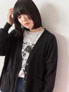 【サマンサモスモス/Samansa Mos2】のマルチスタイルVネックカーディガン ブラック|ID: prp329100004791793 ipo3291000000034768691