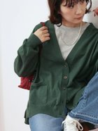 【サマンサモスモス/Samansa Mos2】のマルチスタイルVネックカーディガン グリーン|ID: prp329100004791793 ipo3291000000034768701