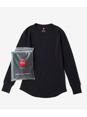 【アダム エ ロペ/ADAM ET ROPE'】の【Hanes for BIOTOP】LONG SLEEVE THERMAL 人気、トレンドファッション・服の通販 founy(ファニー) ファッション Fashion レディースファッション Fashion for Women トップス・カットソー Cut & Sew Tops アンダー Underwear Essentials インナー Innerwear サーマル Thermal, Waffle Knit 定番 Standard, Basic Item 人気 Popular, Best Seller パターン Pattern, Design Print ベーシック Basic, Essential ボトム Bottoms, Lower Wear 別注 Limited Edition, Custom Order メンズ Men's, Menswear ラウンド Round, Round Neck 日本製 Made In Japan |ID:prp329100004791846