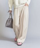 【ユナイテッドアローズ/UNITED ARROWS】のツイル バックゴム ワイドパンツ OFF WHITE|ID: prp329100004791875 ipo3291000000034769096