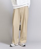 【ユナイテッドアローズ/UNITED ARROWS】のツイル バックゴム ワイドパンツ BEIGE|ID: prp329100004791875 ipo3291000000034769098