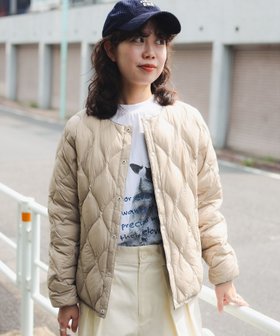 【ビーミングライフストアバイビームス/B:MING LIFE STORE by BEAMS】の【別注】TAION / リバーシブル ダウン ブルゾン(S~M) 25AW 秋冬 アウター ライトアウター 2way テック 人気、トレンドファッション・服の通販 founy(ファニー) ファッション Fashion レディースファッション Fashion for Women アウター Coat / Outerwear Collection ブルゾンジャケット・スポーティアウター Blouson Jackets ウォーム Warm Fabric キルト Quilt, Quilted Fabric タフタ Taffeta, Structured Fabric ダウン Down, Puffer 人気 Popular, Best Seller ハンド Hand, Handmade ブルゾン Blouson, Bomber Jacket ベーシック Basic, Essential ポケット Pocket, Pocket Detail 別注 Limited Edition, Custom Order リバーシブル Reversible, Two-Sided 冬 Winter / This Winter A/W・秋冬 Autumn/Winter 再入荷 Restock / Back in Stock おすすめ Recommended / Our Picks 2025年 2025 2025-2026秋冬・A/W Autumn/Winter 2025–26 AW25–26 |ID:prp329100004791876