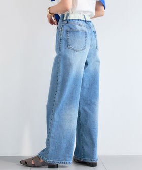 【バンヤードストーム/BARNYARDSTORM】のソフトウエストワイドデニムパンツ【一部店舗限定】 人気、トレンドファッション・服の通販 founy(ファニー) ファッション Fashion レディースファッション Fashion for Women パンツ Pants & Trousers デニムパンツ・ジーンズ・美脚デニム Denim Jeans & Pants おすすめ Recommended / Our Picks ジャケット Jacket, Outerwear スリム Slim, Slim Fit デニム Denim, Jeans Material ワイド Wide, Wide Fit |ID:prp329100004791877