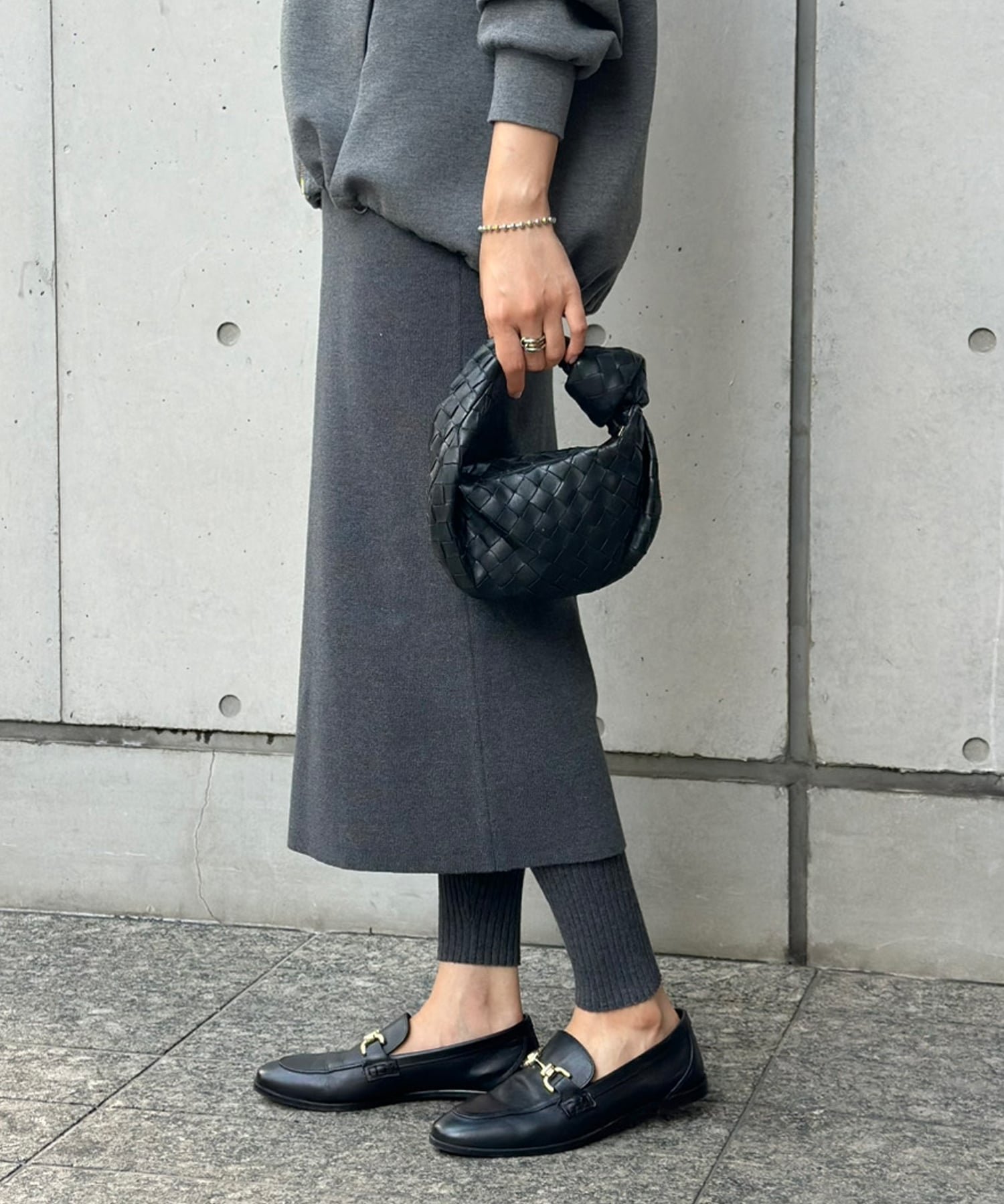 【スタイルドア/STYLEDOOR】の【冷え対策】レイヤードニットスカートパンツ インテリア・キッズ・メンズ・レディースファッション・服の通販 founy(ファニー) 　ファッション　Fashion　レディースファッション　Fashion for Women　スカート　Skirts　ドッキング　Docking, Mixed Material　レギンス　Leggings, Stretch Pants　チャコールグレー|ID: prp329100004791884 ipo3291000000034769171