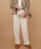 【エルーラ/Elura】のサマ見えあったかワイドパンツ 低身長サイズあり /593424 人気、トレンドファッション・服の通販 founy(ファニー) ファッション Fashion レディースファッション Fashion for Women パンツ Pants & Trousers カットソー Cut and Sewn Top ジョーゼット Georgette, Semi-Sheer Fabric スニーカー Sneakers, Trainers トレンド Trend, Trending Now リラックス Relax, Relaxed Fit ワイド Wide, Wide Fit エレガント 上品 Elegant 冬 Winter / This Winter thumbnail ホワイト02|ID: prp329100004791891 ipo3291000000035017404