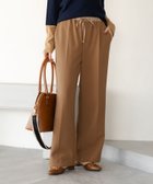 【エルーラ/Elura】のサマ見えあったかワイドパンツ 低身長サイズあり /593424 キャメル53|ID: prp329100004791891 ipo3291000000035087369