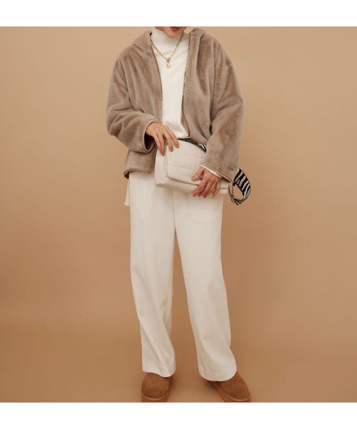 【エルーラ/Elura】のサマ見えあったかワイドパンツ 低身長サイズあり /593424 インテリア・キッズ・メンズ・レディースファッション・服の通販 founy(ファニー) https://founy.com/ ファッション Fashion レディースファッション Fashion for Women パンツ Pants & Trousers カットソー Cut and Sewn Top ジョーゼット Georgette, Semi-Sheer Fabric スニーカー Sneakers, Trainers トレンド Trend, Trending Now リラックス Relax, Relaxed Fit ワイド Wide, Wide Fit エレガント 上品 Elegant 冬 Winter / This Winter |ID: prp329100004791891 ipo3291000000035159876