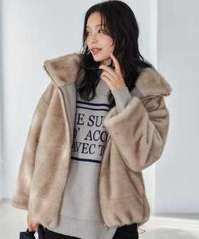 【バンヤードストーム/BARNYARDSTORM】のミンクライクコート 人気、トレンドファッション・服の通販 founy(ファニー) ファッション Fashion レディースファッション Fashion for Women アウター Coat / Outerwear Collection コート・ロングコート・ピーコート Long Coats, Peacoats & More スウェット / スエット Sweatshirt, Sweatwear スポーティ Sporty, Casual Athletic ドローコード Drawcord, Drawstring Cord フェイクファー Faux Fur, Imitation Fur ブルゾン Blouson, Bomber Jacket マニッシュ Mannish, Boyish リュクス Luxury, Elegant, High-End, Chic ワイド Wide, Wide Fit エレガント 上品 Elegant |ID:prp329100004791893