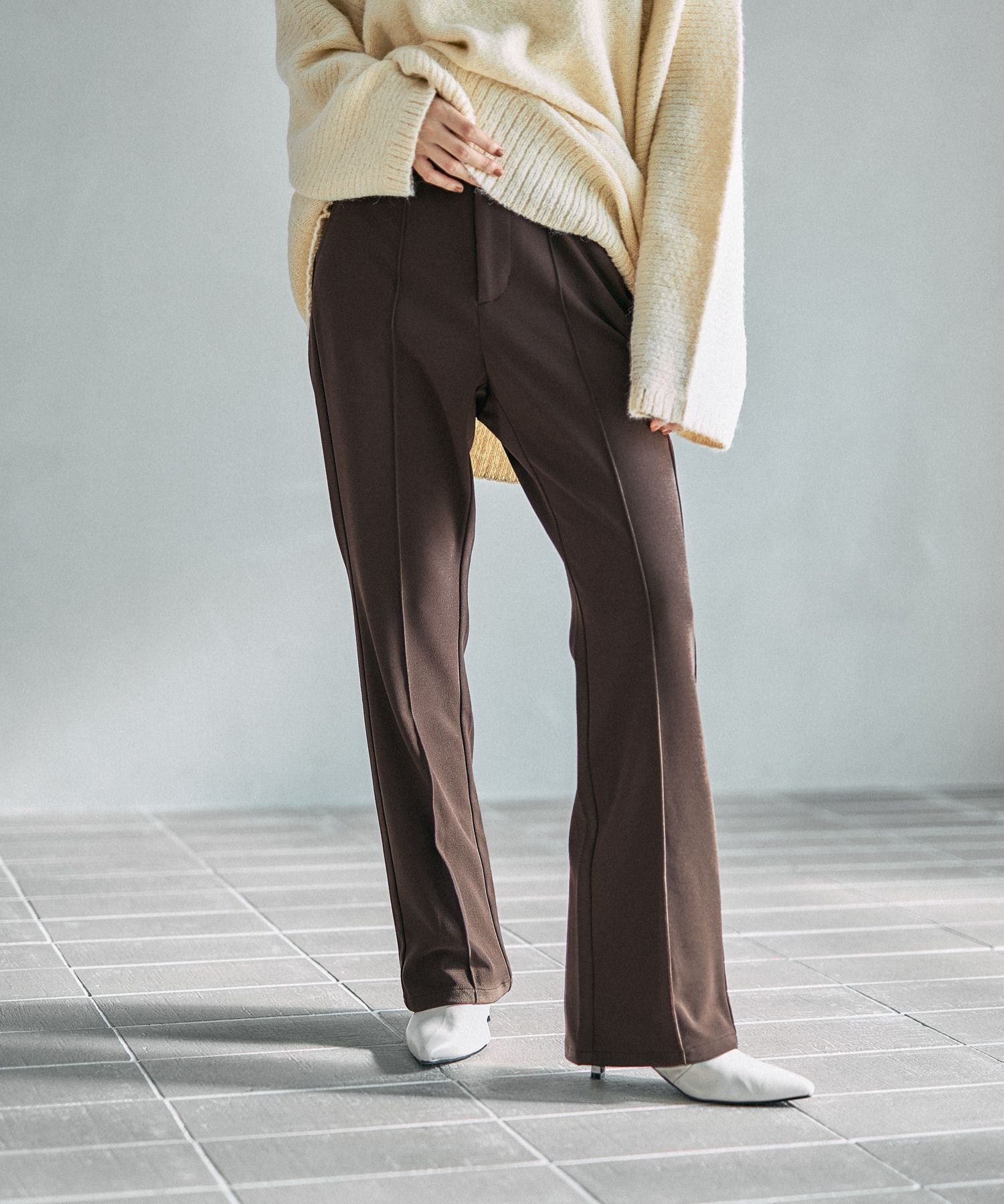 【レプシィム ローリーズファーム/LEPSIM LOWRYS FARM】のよく伸びフィットパンツ インテリア・キッズ・メンズ・レディースファッション・服の通販 founy(ファニー) 　ファッション　Fashion　レディースファッション　Fashion for Women　パンツ　Pants & Trousers　おすすめ　Recommended / Our Picks　シューズ　Shoes, Footwear　ストレッチ　Stretch, Stretchy Fabric　チュニック　Tunic, Long Top　フィット　Fit, Slim Fit　人気　Popular, Best Seller　ビジネス 仕事 通勤　Business / Work / Commuting　ブラウン54|ID: prp329100004791901 ipo3291000000035166155