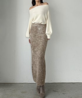 【ジュノア/JUNOAH】のLouere シャギーニットスカート 人気、トレンドファッション・服の通販 founy(ファニー) ファッション Fashion レディースファッション Fashion for Women スカート Skirts |ID:prp329100004791931