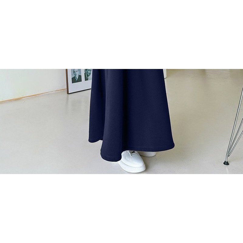 【ココモモ/COCOMOMO】の裏起毛 ロングスカート ふわふわ裏起毛スカート あったか ロング マキシ スカート インテリア・キッズ・メンズ・レディースファッション・服の通販 founy(ファニー) 　ファッション　Fashion　レディースファッション　Fashion for Women　スカート　Skirts　ロングスカート　Long Skirts / Maxi & Midi Skirts　シンプル　Simple, Minimal　パープル　Purple, Violet　フレア　Flare, Flared　ブランケット　Blanket, Throw Blanket　マキシ　Maxi, Full Length　レギュラー　Regular, Standard Fit　ロング　Long, Long-Length　冬　Winter / This Winter　マキシ丈・ネイビー|ID: prp329100004791935 ipo3291000000034769602