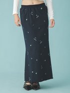 【ファーファー/FURFUR】のフラワー刺繍スウェットスカート 人気、トレンドファッション・服の通販 founy(ファニー) ファッション Fashion レディースファッション Fashion for Women スカート Skirts スマート Smart, Elegant デニム Denim, Jeans Material フラワー Flower, Floral マーメイド Mermaid, Fishtail Silhouette ロング Long, Long-Length thumbnail NVY[089]|ID: prp329100004791938 ipo3291000000035167640