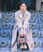 【プロポーション ボディドレッシング/PROPORTION BODY DRESSING】のダブル釦チェスターコート 25AW ベージュ|ID: prp329100004791950 ipo3291000000034997790