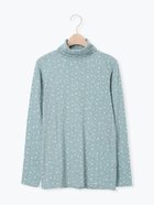 【サマンサモスモス/Samansa Mos2】の【吸湿発熱】ベア天雪柄タートルネックインナー ミント|ID: prp329100004791976 ipo3291000000034769918