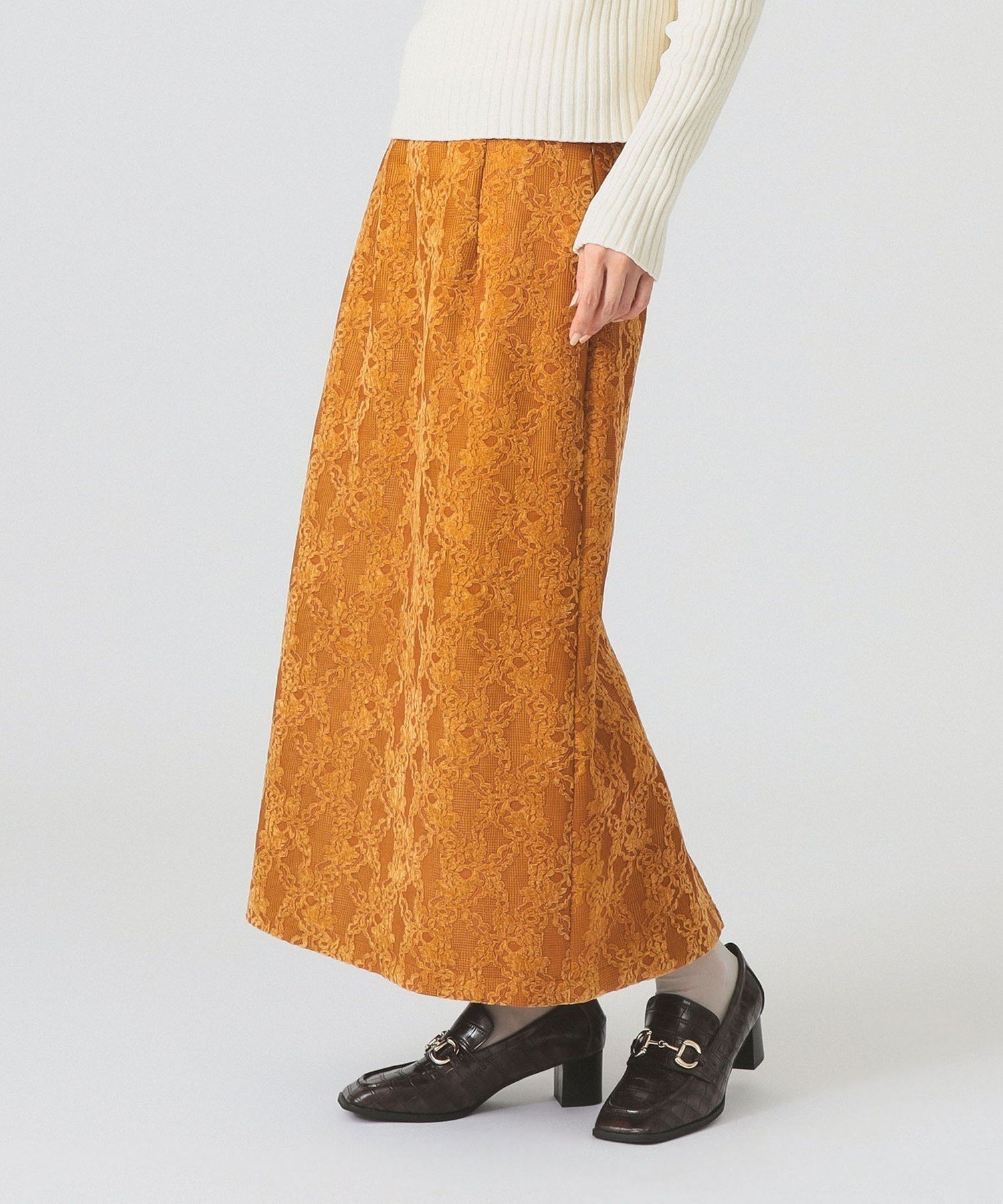 【ビームス ウイメン/BEAMS】の起毛 レース タイト スカート インテリア・キッズ・メンズ・レディースファッション・服の通販 founy(ファニー) ファッション Fashion レディースファッション Fashion for Women スカート Skirts スウェット / スエット Sweatshirt, Sweatwear タイトスカート Pencil Skirt, Tight Skirt レース Lace, Lace Fabric エレガント 上品 Elegant MUSTARD|ID: prp329100004791997 ipo3291000000034770021