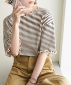 【ディスコート/Discoat】の【二の腕カバーにも◎】リブメローフレア5分袖≪WEB限定≫ ホワイトその他1|ID: prp329100004791999 ipo3291000000034770036