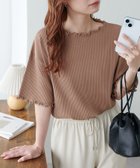 【ディスコート/Discoat】の【二の腕カバーにも◎】リブメローフレア5分袖≪WEB限定≫ モカ|ID: prp329100004791999 ipo3291000000034770060