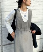 【フレディ&グロスター/FREDY&GLOSTER】のフーディージャンスカ 人気、トレンドファッション・服の通販 founy(ファニー) ファッション Fashion レディースファッション Fashion for Women 2025年 2025 2025-2026秋冬・A/W Autumn/Winter 2025–26 AW25–26 おすすめ Recommended / Our Picks インナー Innerwear カットソー Cut and Sewn Top トレンド Trend, Trending Now フロント Front, Front Design リラックス Relax, Relaxed Fit ロング Long, Long-Length thumbnail グレー|ID: prp329100004792001 ipo3291000000034770052