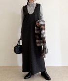 【フレディ&グロスター/FREDY&GLOSTER】のフーディージャンスカ 人気、トレンドファッション・服の通販 founy(ファニー) ファッション Fashion レディースファッション Fashion for Women 2025年 2025 2025-2026秋冬・A/W Autumn/Winter 2025–26 AW25–26 おすすめ Recommended / Our Picks インナー Innerwear カットソー Cut and Sewn Top トレンド Trend, Trending Now フロント Front, Front Design リラックス Relax, Relaxed Fit ロング Long, Long-Length thumbnail チャコールグレー|ID: prp329100004792001 ipo3291000000034770054