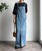 【ドゥドゥ/DouDou】のデニムキャミジャンスカ 人気、トレンドファッション・服の通販 founy(ファニー) ファッション Fashion レディースファッション Fashion for Women トップス・カットソー Cut & Sew Tops キャミソール&ノースリーブ Camisoles & Sleeveless Tops スマート Smart, Elegant スリット Slit, Slit Detail フロント Front, Front Design ポケット Pocket, Pocket Detail ロング Long, Long-Length S/S・春夏 SS, Spring/Summer, Warm Season 再入荷 Restock / Back in Stock 夏 Summer エレガント 上品 Elegant 2025年 2025 2025春夏・S/S Spring/Summer 2025 SS25 thumbnail ブルー|ID: prp329100004792013 ipo3291000000034883359