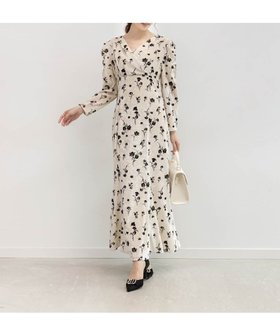 【ランダ/RANDA】のフロッキーチュールカシュクールワンピース 人気、トレンドファッション・服の通販 founy(ファニー) ファッション Fashion レディースファッション Fashion for Women ワンピース Dresses エレガント 上品 Elegant カシュクール Wrap Design シューズ Shoes, Footwear ストレッチ Stretch, Stretchy Fabric チュール Tulip, Tulip Motif デコルテ Décolleté, Neckline フェミニン Feminine, Girly ベルベット Velvet, Velvety ベロア Velour, Soft Velvet リボン Ribbon, Bow 切替 Switching, Contrast Panel |ID:prp329100004792018