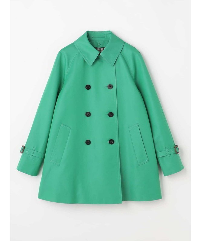 【アクアスキュータム/Aquascutum】のA LINE TRENCH COAT インテリア・キッズ・メンズ・レディースファッション・服の通販 founy(ファニー) 　ファッション　Fashion　レディースファッション　Fashion for Women　アウター　Coat / Outerwear Collection　コート・ロングコート・ピーコート　Long Coats, Peacoats & More　トレンチコート / 春秋の定番アウター　Trench Coats　ショート　Short, Short Length　シンプル　Simple, Minimal　ジャケット　Jacket, Outerwear　トレンチ　Trench, Trench Coat　フラップ　Flap, Flap Pocket　ライナー　Liner, Inner Layer　おすすめ　Recommended / Our Picks　グリーン|ID: prp329100004792019 ipo3291000000035160418