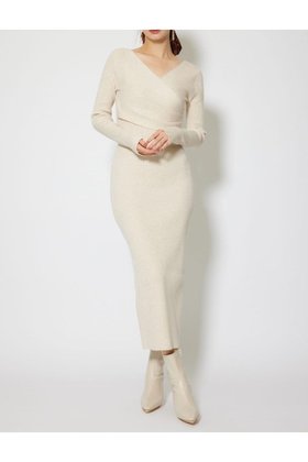 【リエンダ/rienda】のカシュクールウォッシャブルニットワンピース 人気、トレンドファッション・服の通販 founy(ファニー) ファッション Fashion レディースファッション Fashion for Women ワンピース Dresses ニットワンピース Knit Dresses おすすめ Recommended / Our Picks アシンメトリー Asymmetrical Style インナー Innerwear 再入荷 Restock / Back in Stock |ID:prp329100004792026