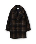 【トゥモローランド/TOMORROWLAND】のボンディングチェック ダブルブレストコート 48 ダークブラウン系|ID: prp329100004792034 ipo3291000000034770280