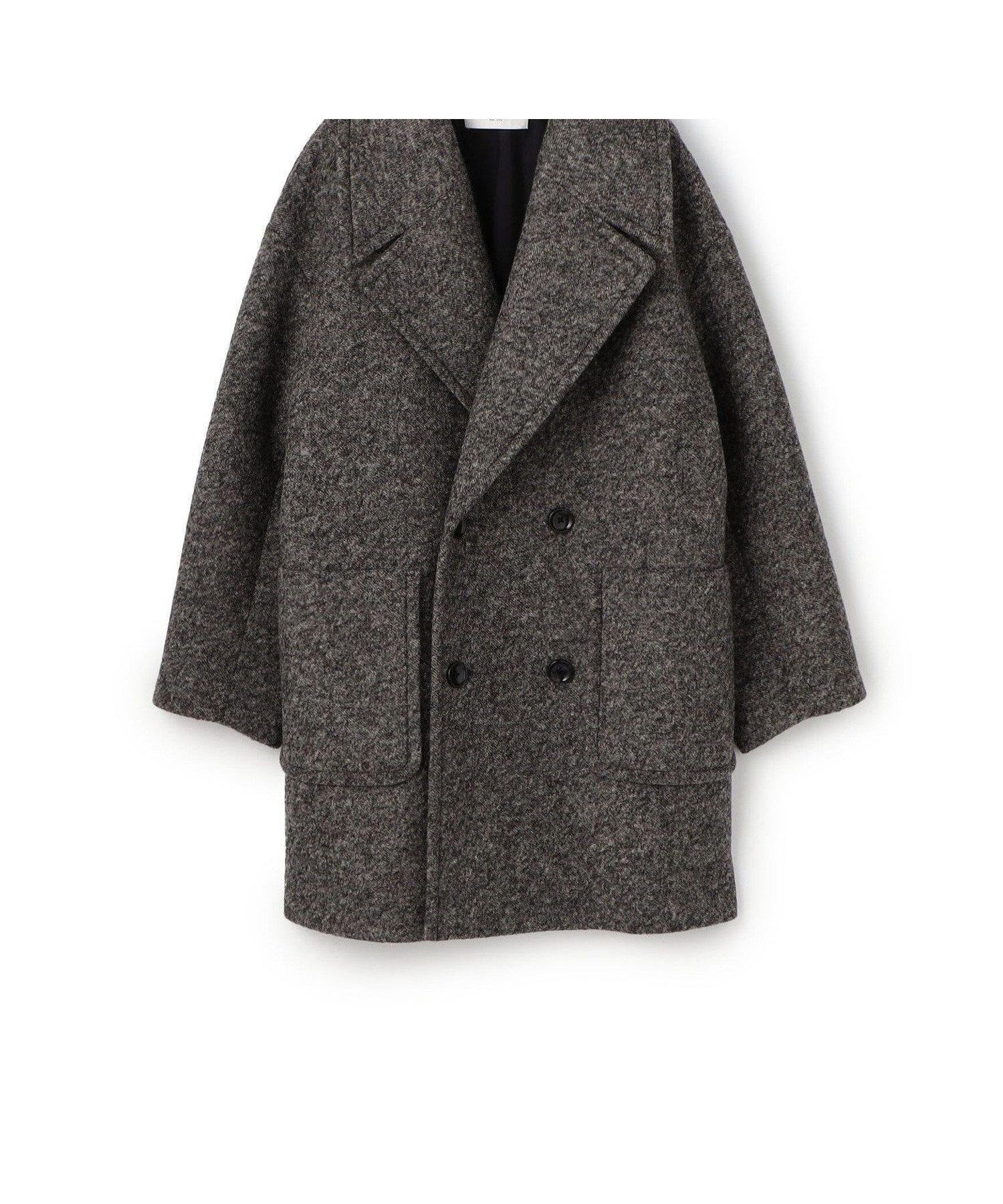 【トゥモローランド/TOMORROWLAND】のボンディングチェック ダブルブレストコート インテリア・キッズ・メンズ・レディースファッション・服の通販 founy(ファニー) 　ファッション　Fashion　レディースファッション　Fashion for Women　アウター　Coat / Outerwear Collection　コート・ロングコート・ピーコート　Long Coats, Peacoats & More　クラシカル　Classical, Vintage-Inspired　スリーブ　Sleeve, Long Sleeve / Short Sleeve　チェック　Check, Plaid, Tartan　ボンディング　Bonding, Bonded Fabric　メルトン　Melton, Heavy Wool　冬　Winter / This Winter　18 ブラック系|ID: prp329100004792034 ipo3291000000034770281