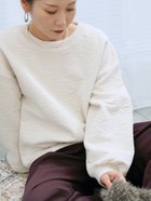 【サマンサモスモス/Samansa Mos2】のジャガードダンボールプルオーバー キナリ|ID: prp329100004792035 ipo3291000000034770284