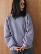 【サマンサモスモス/Samansa Mos2】のジャガードダンボールプルオーバー サックスブルー|ID: prp329100004792035 ipo3291000000034770288